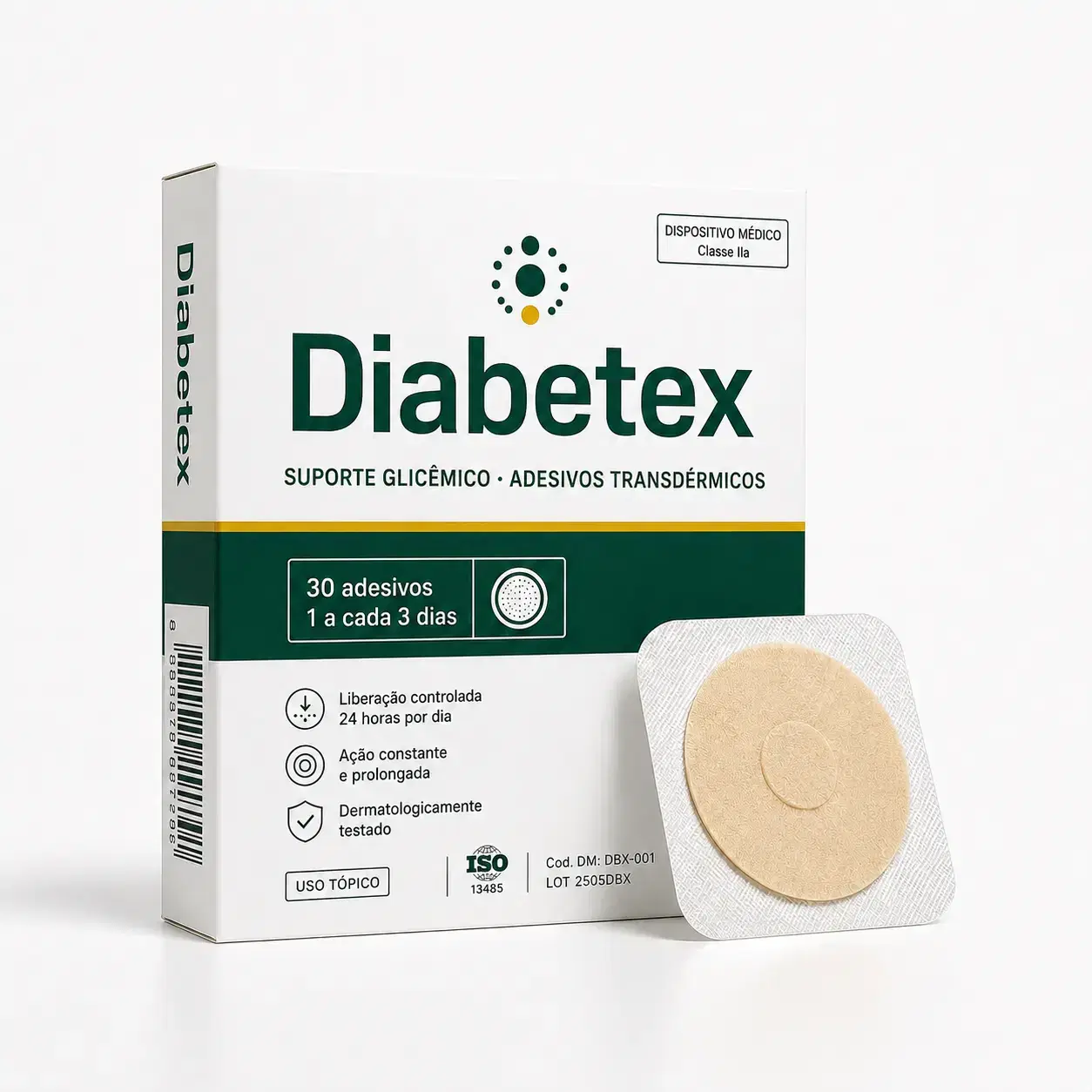 Diabetex cerotto vegetale per il supporto glicemico